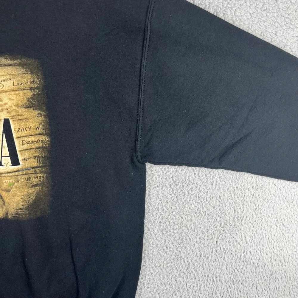 Vintage Nirvana Sweatshirt Adult Large Graphic Print Front‎ Gildan Crew Neck